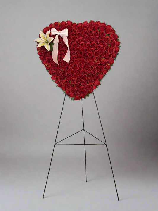 Luxe Rose Sympathy Arrangement ￼