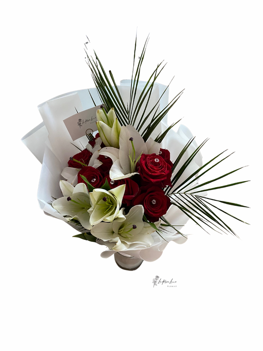 Roses + Lily Bouquet