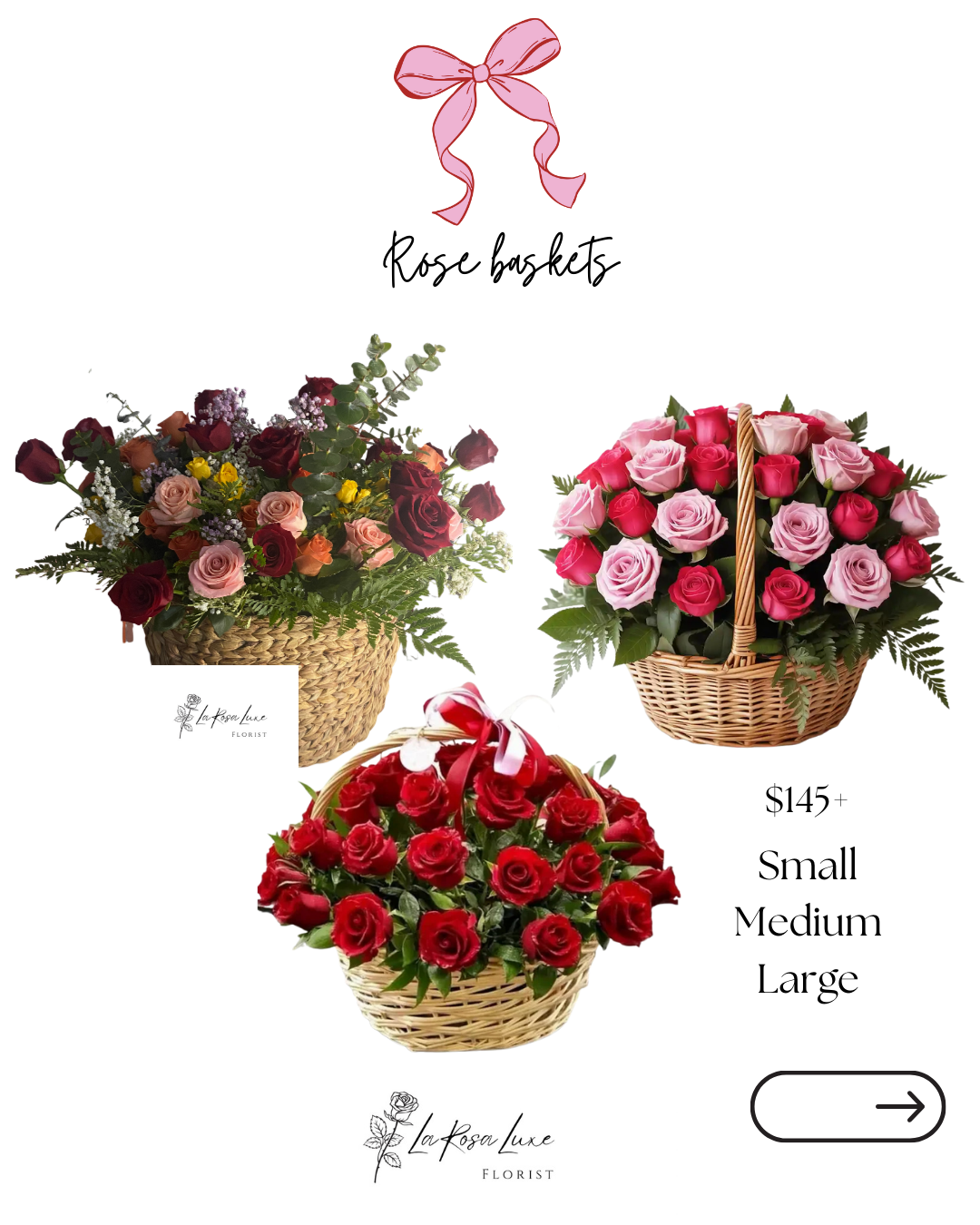 🌹 La Rosa Luxe – FLORIST
Valentine’s Day Edition 🎀
