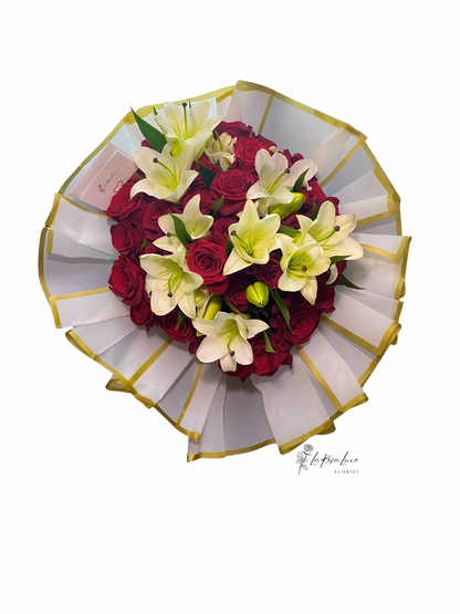 Roses + Lily Bouquet