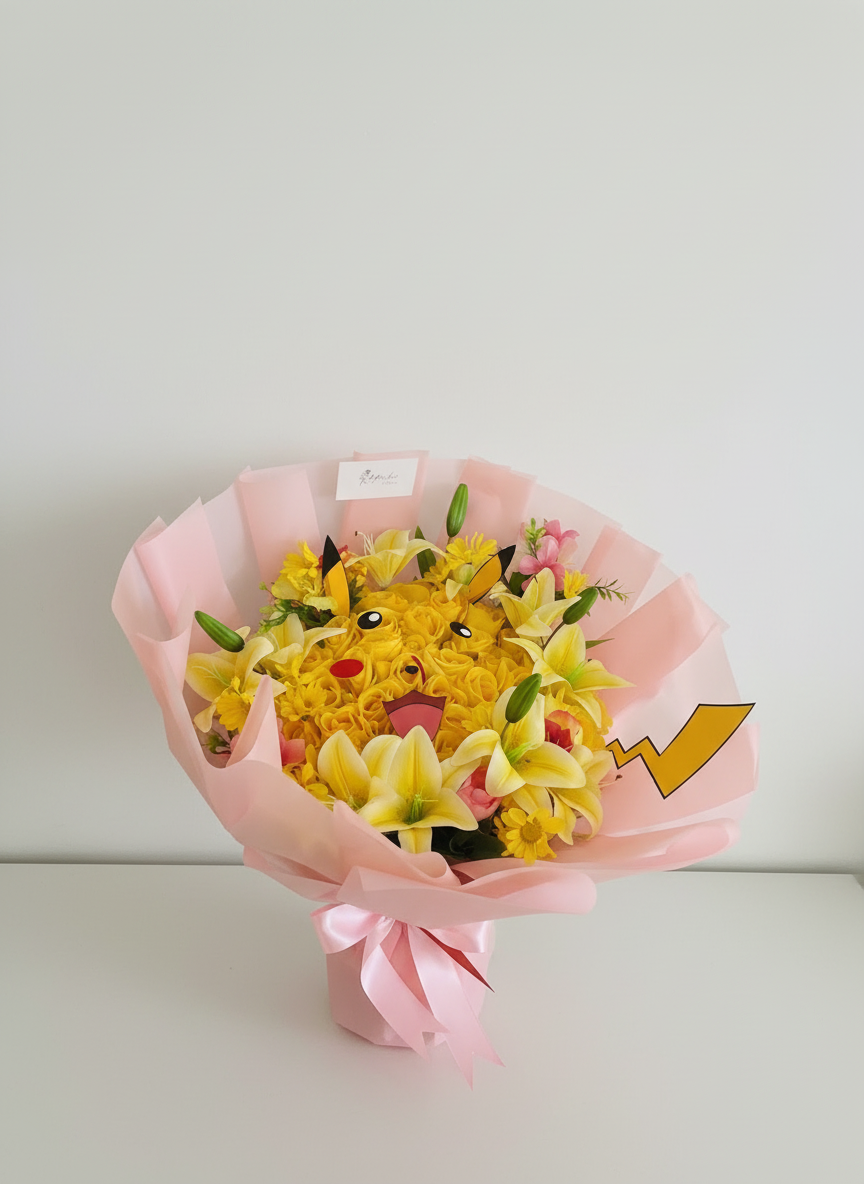 Pikachu Bouquet 💛🩷💐