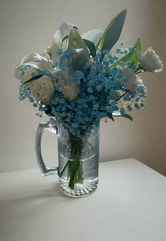 Flowers for Him-Mug vase